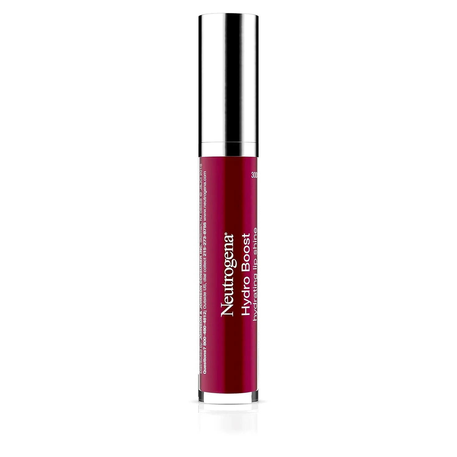 Neutrogena Hydro Boost Hydrating Lip Shine, Deep Cherry 80, 0.10 Ounce