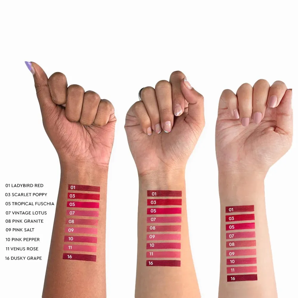 Non-Stop Airy Matte Liquid Lip - Nude Espresso(5 ml)| Transferproof I Waterproof lipstick Long Lasting I Apricot & Avocado Oil | 100% Vegan | 5ml | No Parabens, No Toxins