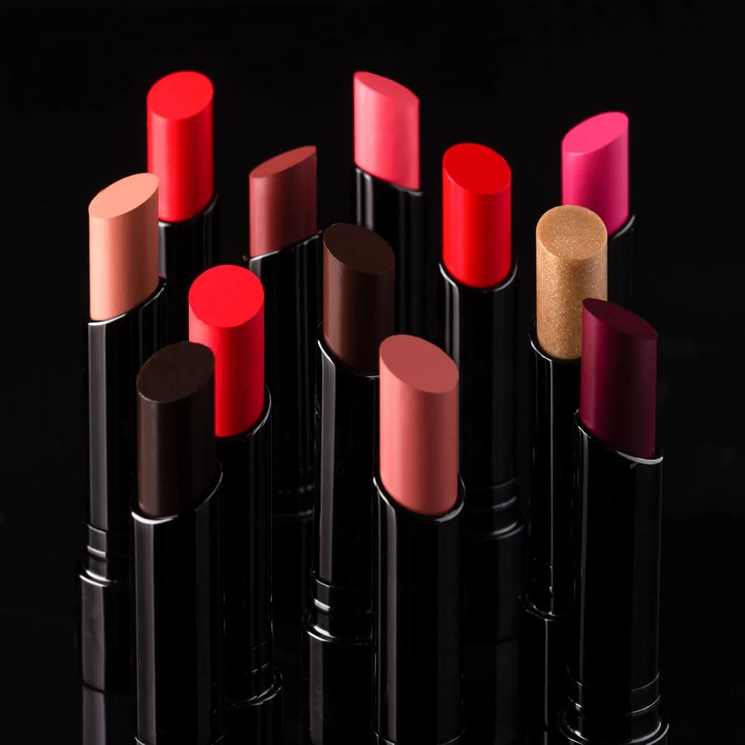 Nouba Shine Lipstylo Lipstick - Lustrous Hydrating Lip Balm with Aloe & Papaya Extract Long Lasting Matte Plumper High Pigmented Makeup (Color 01)