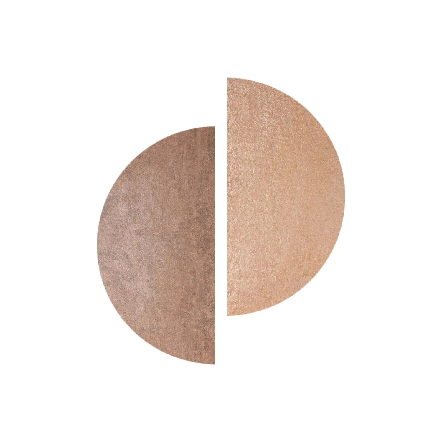 OFIR Sundial Bronzer and Highlighter Duo, Vegan, Soft Finish, Terracotta Baked Powder, Deep, 0.47 OZ.