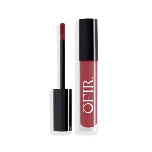 OFIR Velvet Bond Liquid Matte Lipstick, Full Coverage, Highly-Pigmented, Ultra-hydrating, Water-resistant, Matte Finish, Fig - Wine, 0.12 fl oz