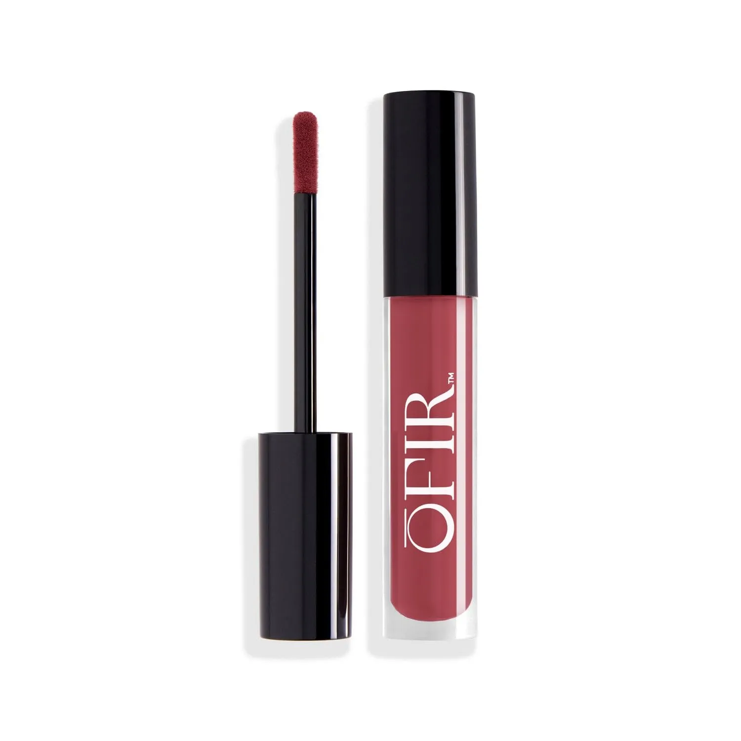 OFIR Velvet Bond Liquid Matte Lipstick, Full Coverage, Highly-Pigmented, Ultra-hydrating, Water-resistant, Matte Finish, Fig - Wine, 0.12 fl oz