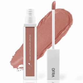 Ofra Long Lasting Liquid Lipstick - Sao Paulo | Nude Matte Lipstick with Peachy Undertones | Matte Liquid Lipstick for All-Day Wear | High-Pigment, Lightweight Matte Lipstick Finish | 8g