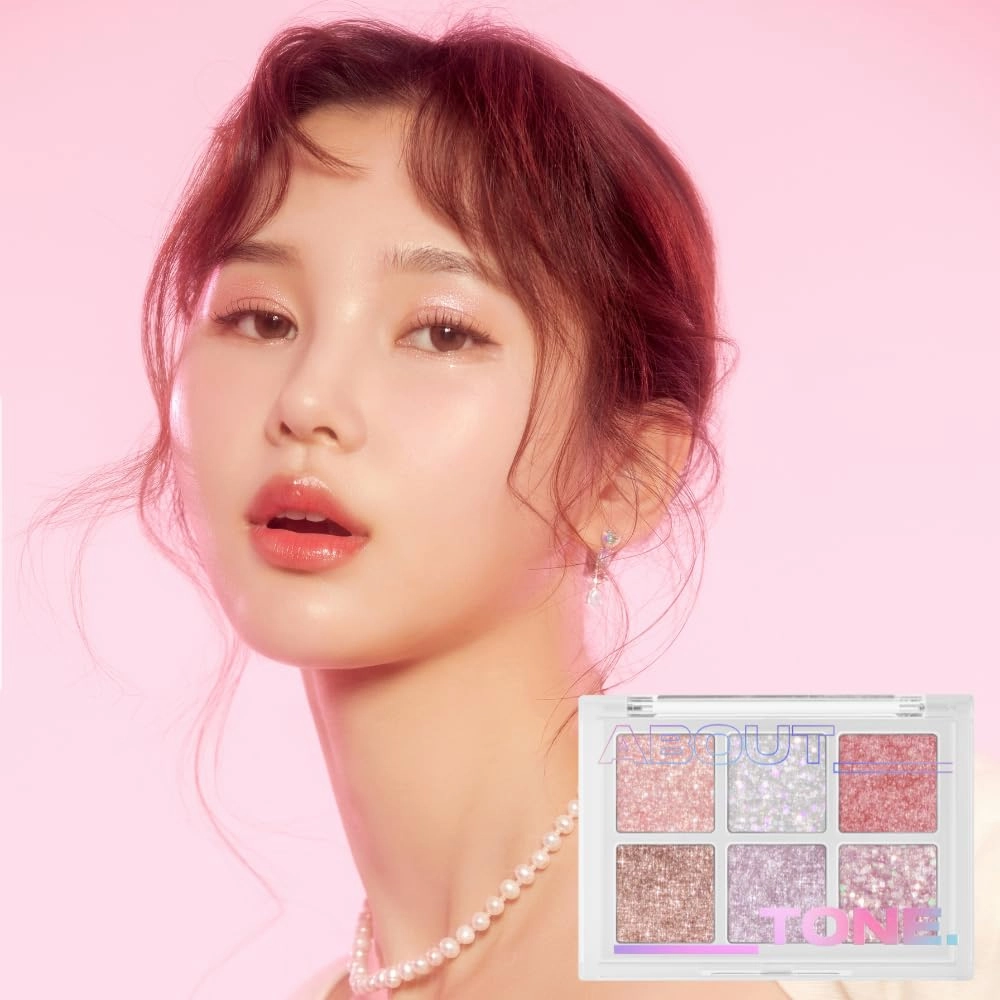 OH:MY Glitter Pop 3 Colors Eyeshadow Palette, High Pigment, Eye Balm, Highlighter Makeup, Shimmer Pearl Shadow, Long-Lasting, Korea Eye Makeup (02 MY:FAIRY)