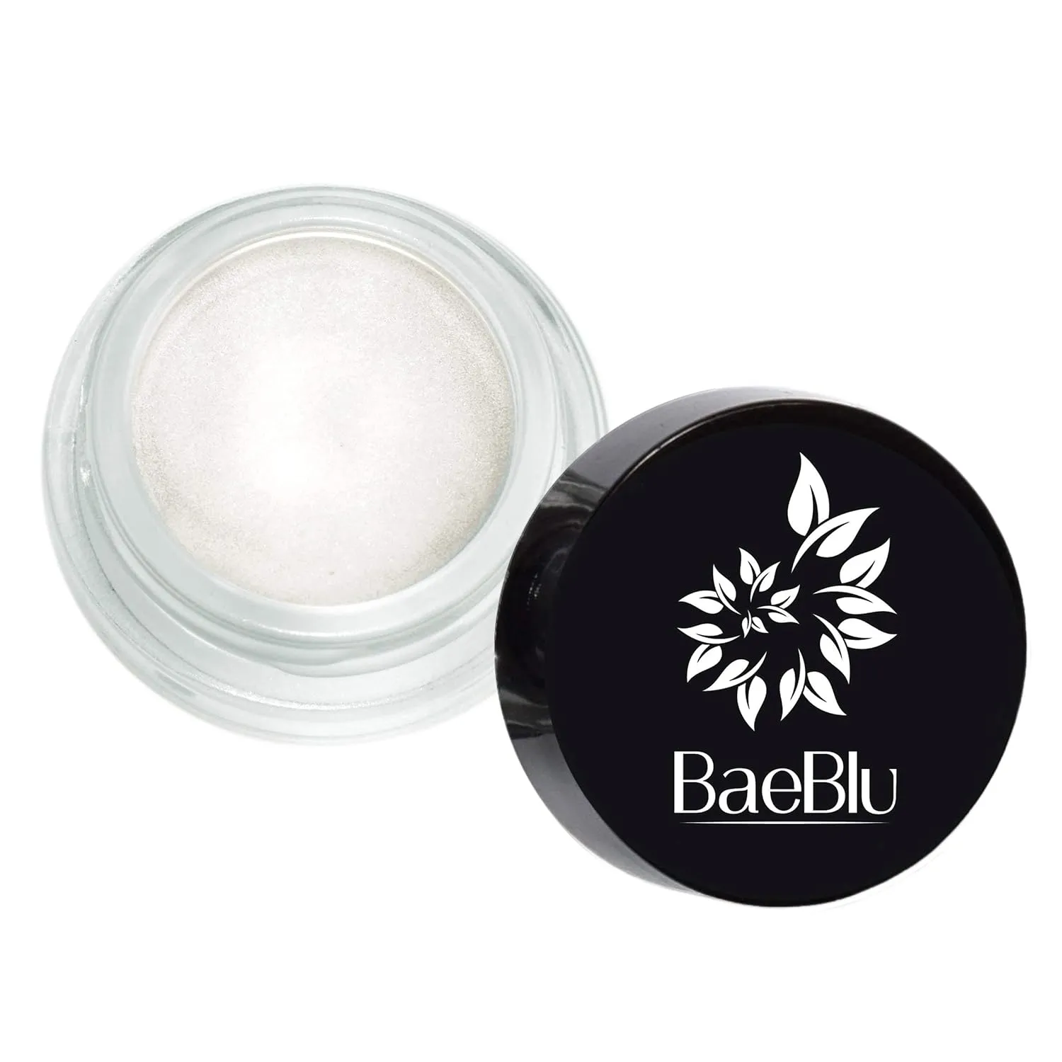 Organic Shimmer Highlighting Cream, for Eyes or Cheeks, 100% Natural, Platinum