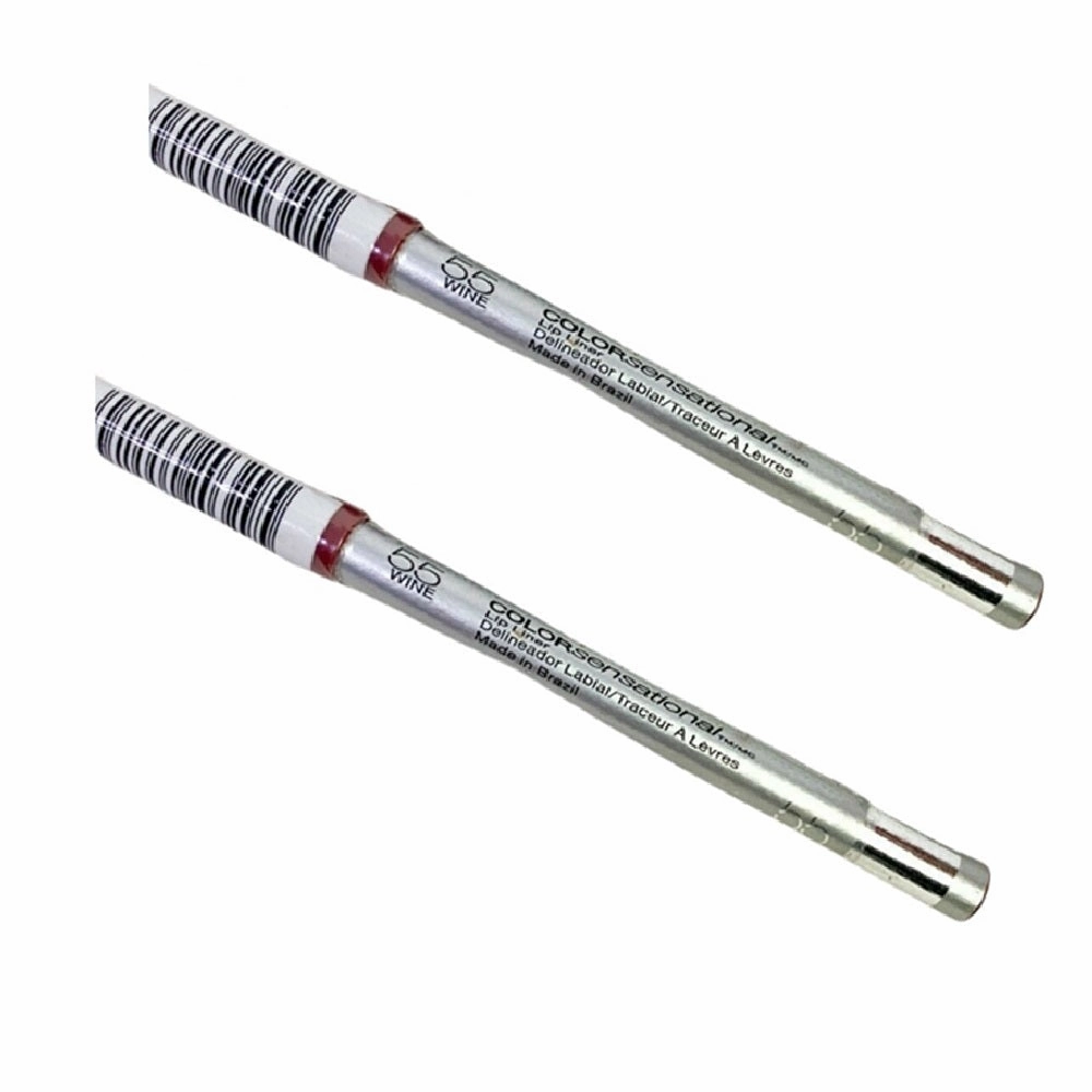 Pack of 2 Maybelline New York Color Sensational  Lip Liner, Wine 55