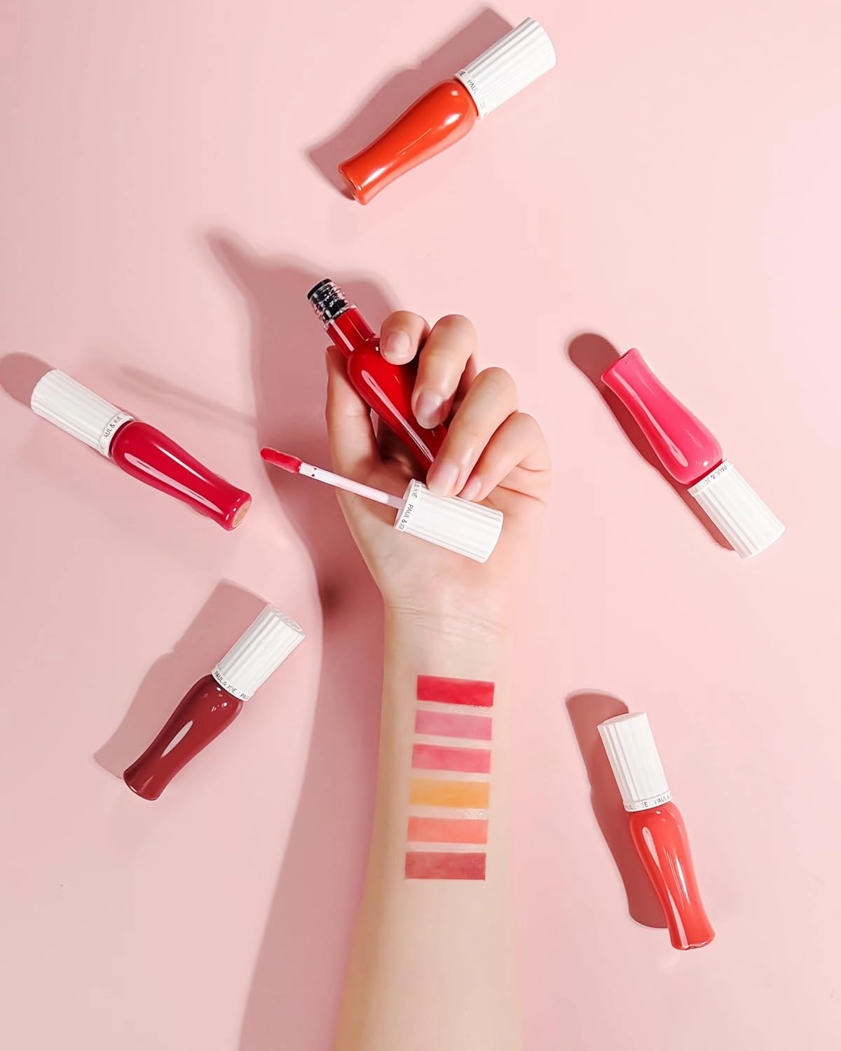 Paul & Joe Glossy Rouge 04 Sunny side café, Orange – High Gloss Liquid Lipstick, Plumping & Hydrating, Radiant Shine, Non-Sticky Cushion Finish, 0.35 oz