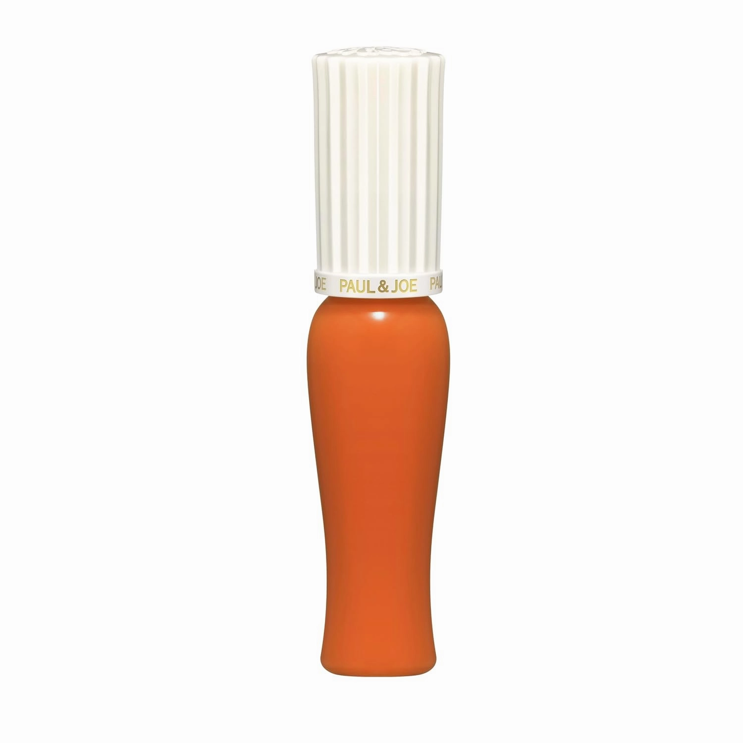 Paul & Joe Glossy Rouge 04 Sunny side café, Orange – High Gloss Liquid Lipstick, Plumping & Hydrating, Radiant Shine, Non-Sticky Cushion Finish, 0.35 oz