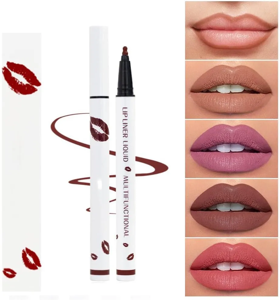 Peshoriadam Lip Liner, Peshoriadam Liquid Lipliner, Peshoriadm Liquid Lip Liner, Peshoriadam Longwear Liquid Lip Liner, Matte Liquid Lip Liner, 2-in-1 Waterproof Liquid Lipstick, Lip Liner Liquid-05#