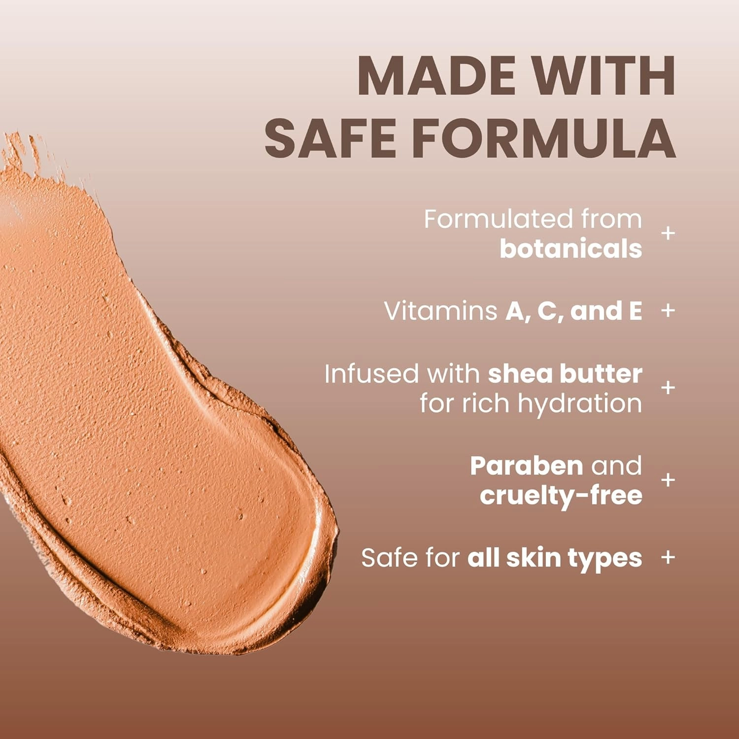 POISE Makeup HD Crème Lip and Cheek Compact | Long Lasting Cheek Blusher and Lip Stain Lipstick in One Hydrating for Skin Infused w/Shea Butter, BEAUTIFUL