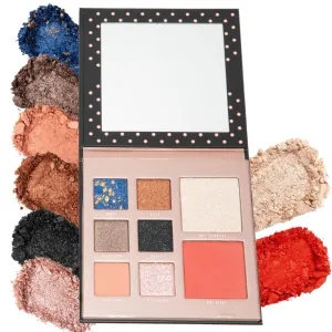 Power Woman Essentials Eyeshadow, Blush, and Highlighter Combo Palette | Vegan and Cruelty-Free (ELEGANCE MEETS STRENGTH)