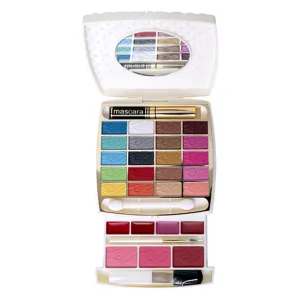 Professional All In One Makeup Palette Kit 20 Pigment Shadow With, Blusher, Lip Gloss, Mascara, Makeup Kit