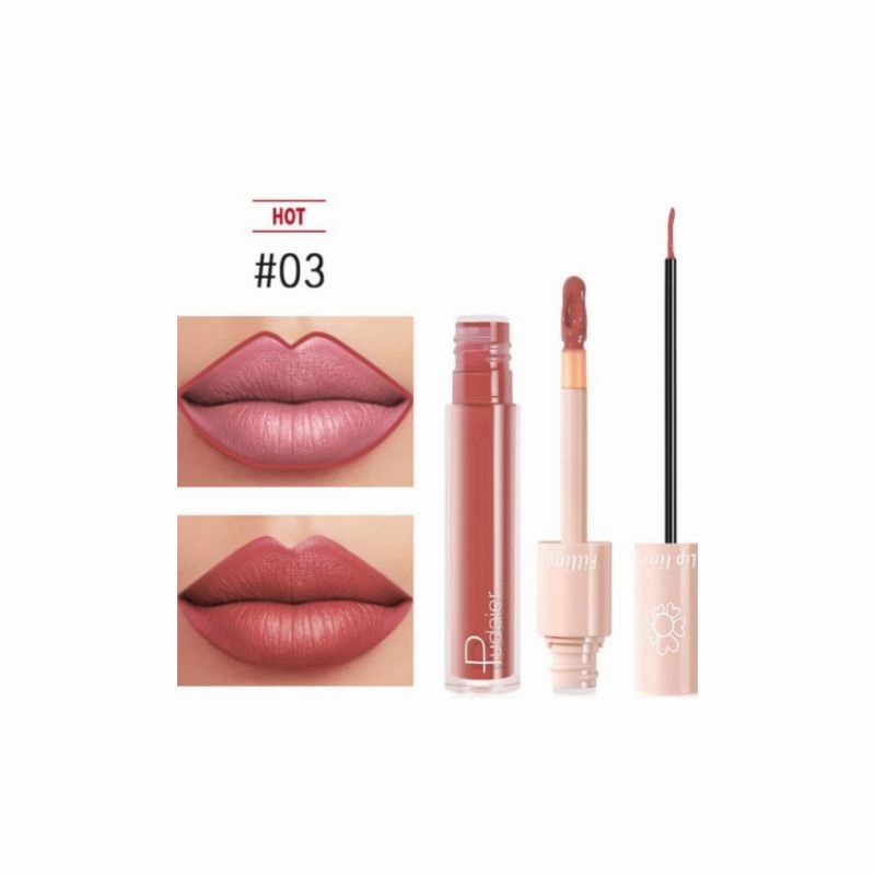 Pudaier - Two-in-One Lipliner Lip Gloss Assorted Shades