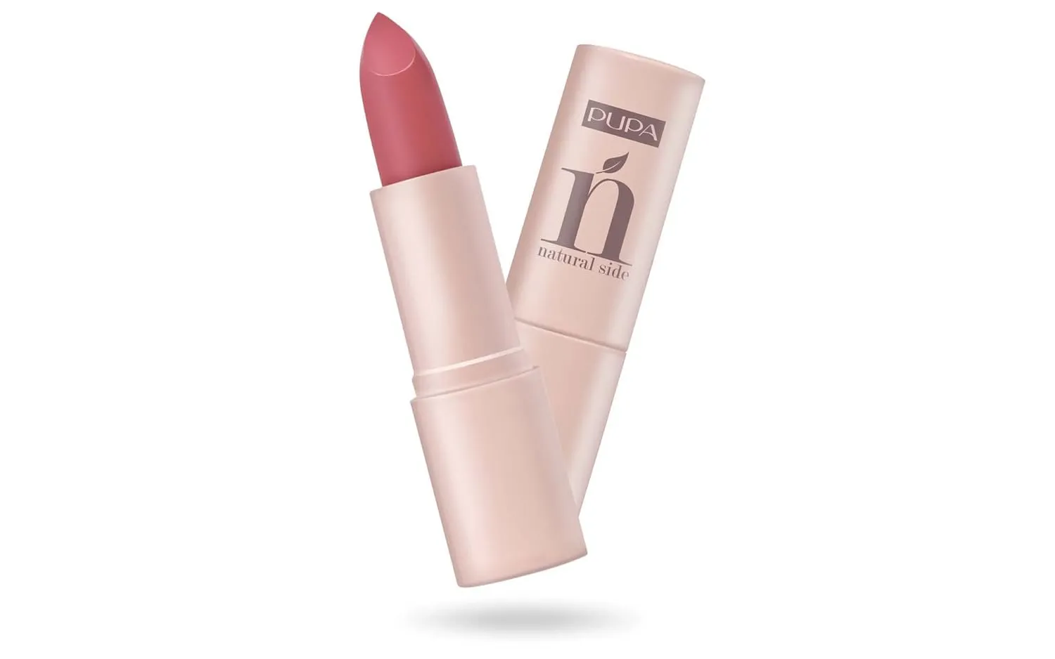 Pupa Milano Natural Side Lipstick - 004 Light Coral for Women - 0.14 oz Lipstick