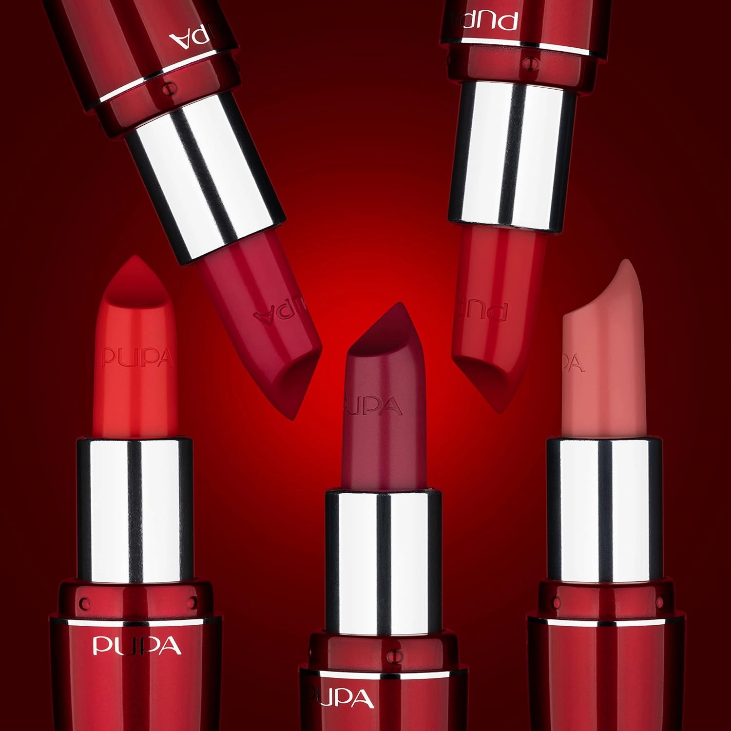 Pupa Milano Pupa Volume Fast-Action Lipstick - 100 Nude for Women - 0.123 oz Lipstick