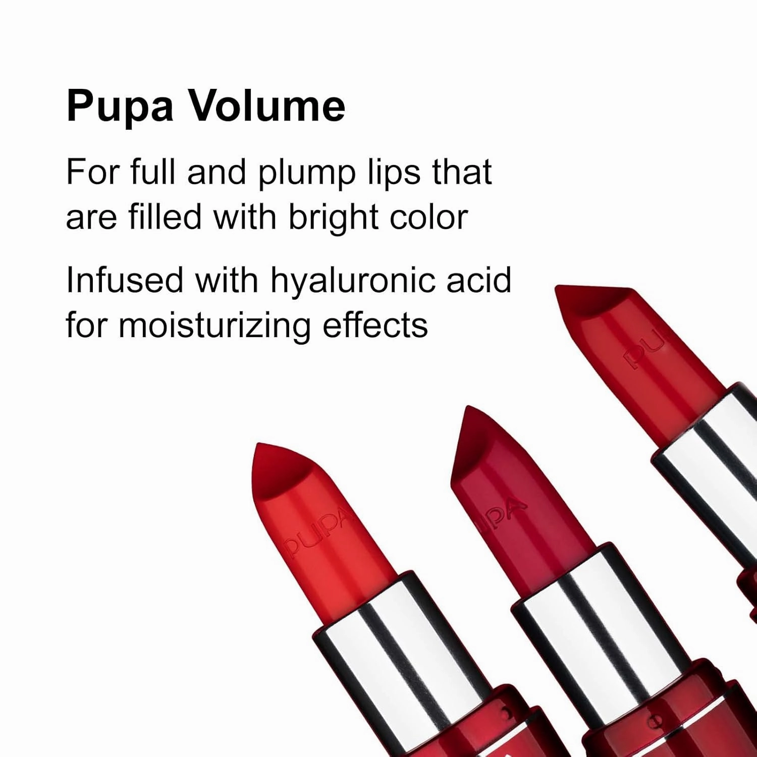Pupa Milano Pupa Volume Rapid Action Enhacing Lipstick - 102 Romantic Rose for Women - 0.123 oz Lipstick