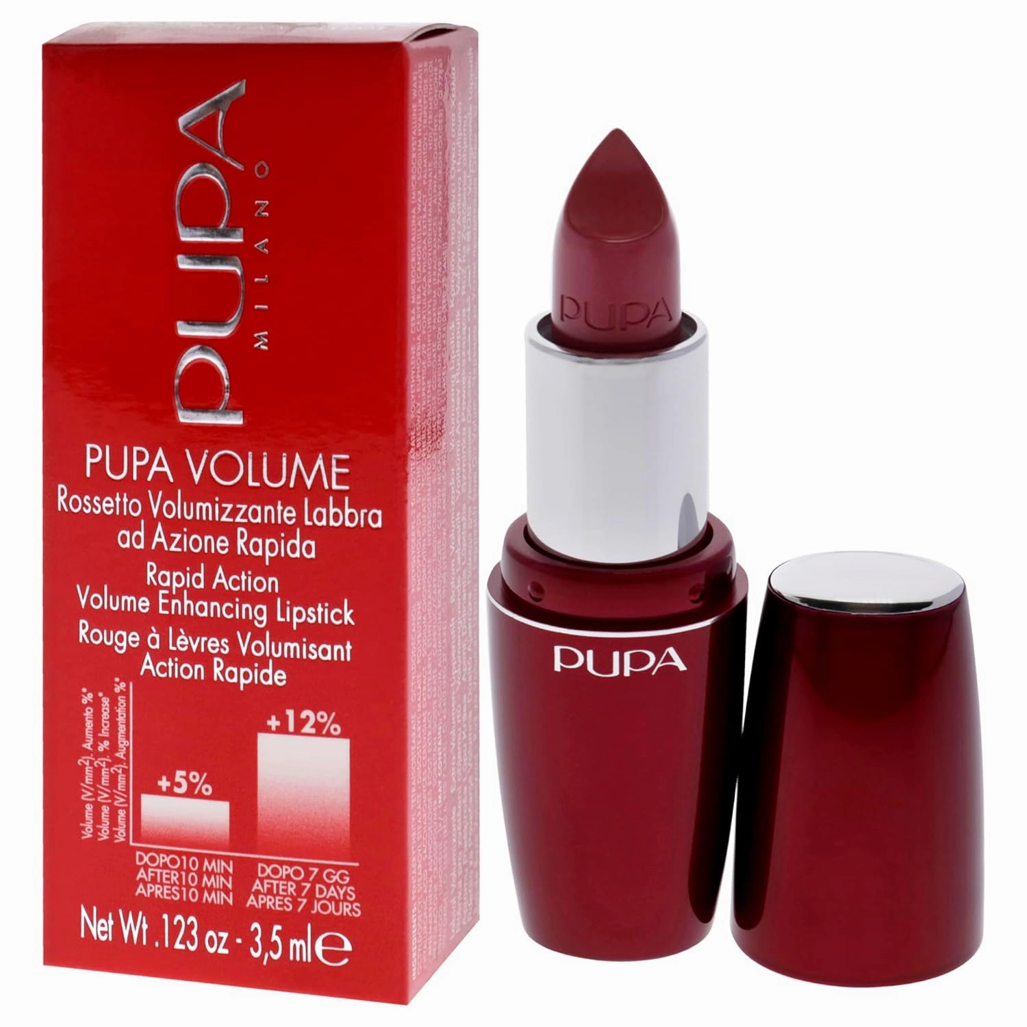 Pupa Milano Pupa Volume Rapid Action Enhacing Lipstick - 300 Pink for Women - 0.123 oz Lipstick