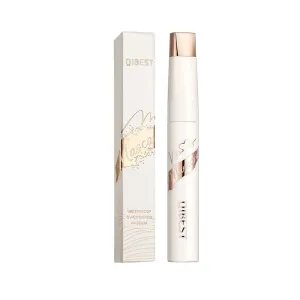 QiBest Charming curling mascara waterproof not smudges slender eyes 4D makeup plump and thick black set soft