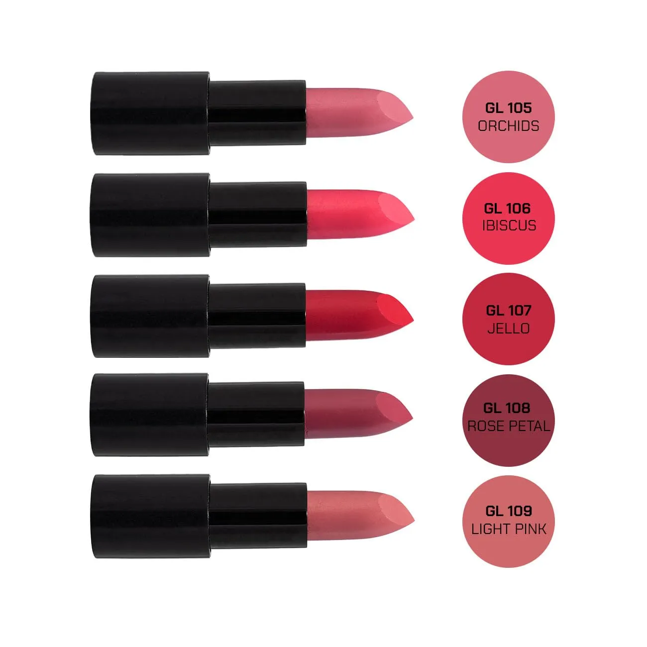 Radiant Professional Advanced Care Glossy Lipstick for Women with Hyaluronic Acid and Natural Polysaccharide | Available in 10 Creamy and Moisturising Shades | Long Lasting Lip Make-Up | (GL109)