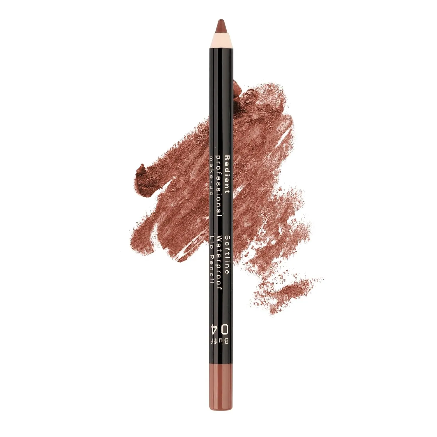 Radiant Professional Waterproof Lip Liner Pencil - Long Lasting Lip Liner for Defined Lips - Soft & Creamy Lipliner with Vitamin E - Long Lasting - 1.20 gr, (04 BUFF)