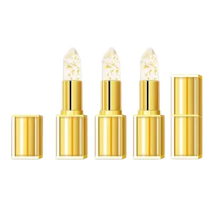 Remainder Lipstick, Beneficial Lip Stain, Beneficialn Lipstick, Color Changing with Gold Flakes, Transferproof Color Changing Long-Lasting Moisturizing Lip Balm (3PCS)