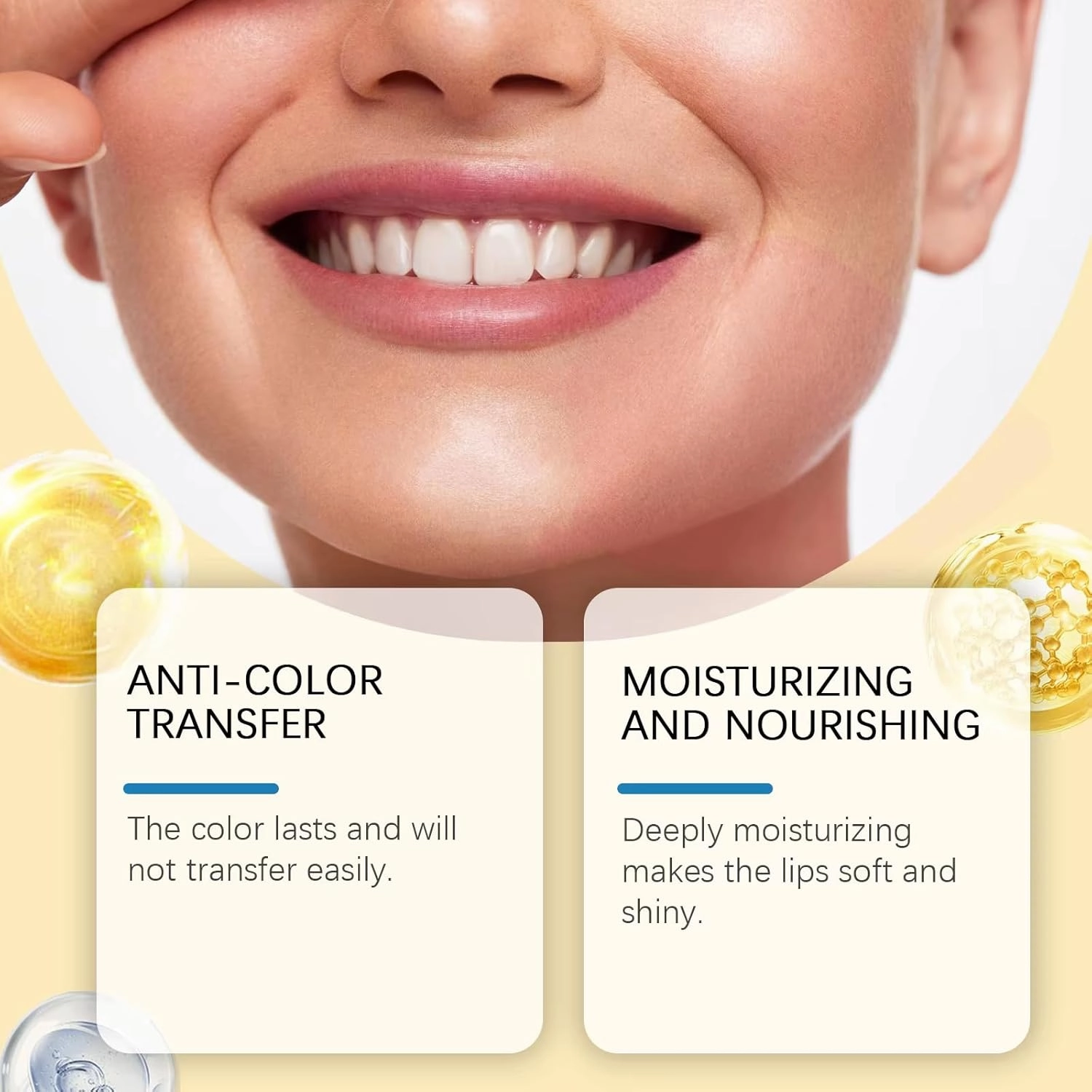 Remainder Lipstick, Color Changing Mood Lipstick, Transferproof Long Lasting 24H, Gold Crystal PH Chapstick, Transfer-Proof, Moisturizing Glossy Shine Lip Gloss Gold Foil for Women (1PC)