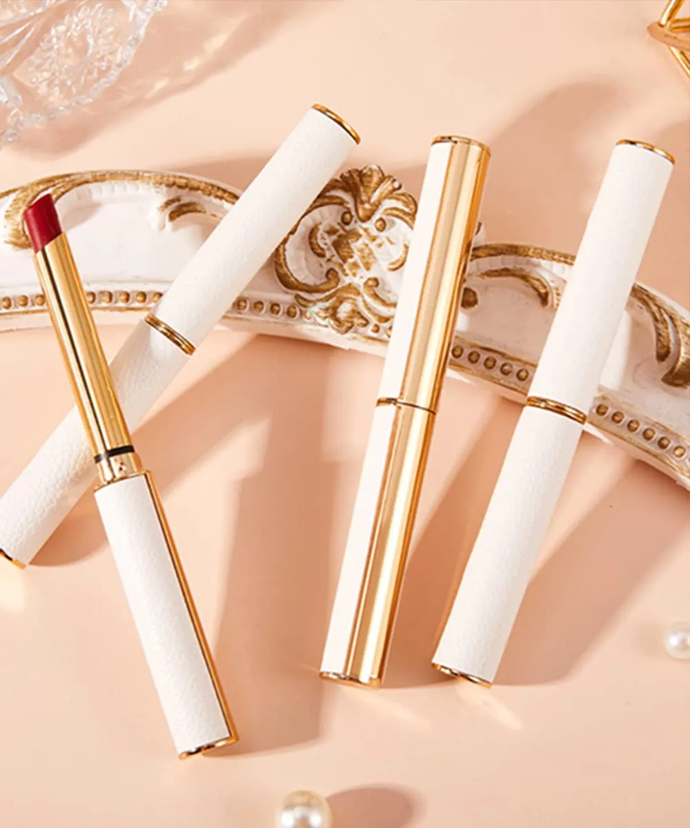 Retro Lipstick Small Tube Velvet Red Lipstick Matte Long Waterproof Long Lasting Lipstick Lipstick For Women Make Up Velvet Cosmetic Lipsticks (03#)