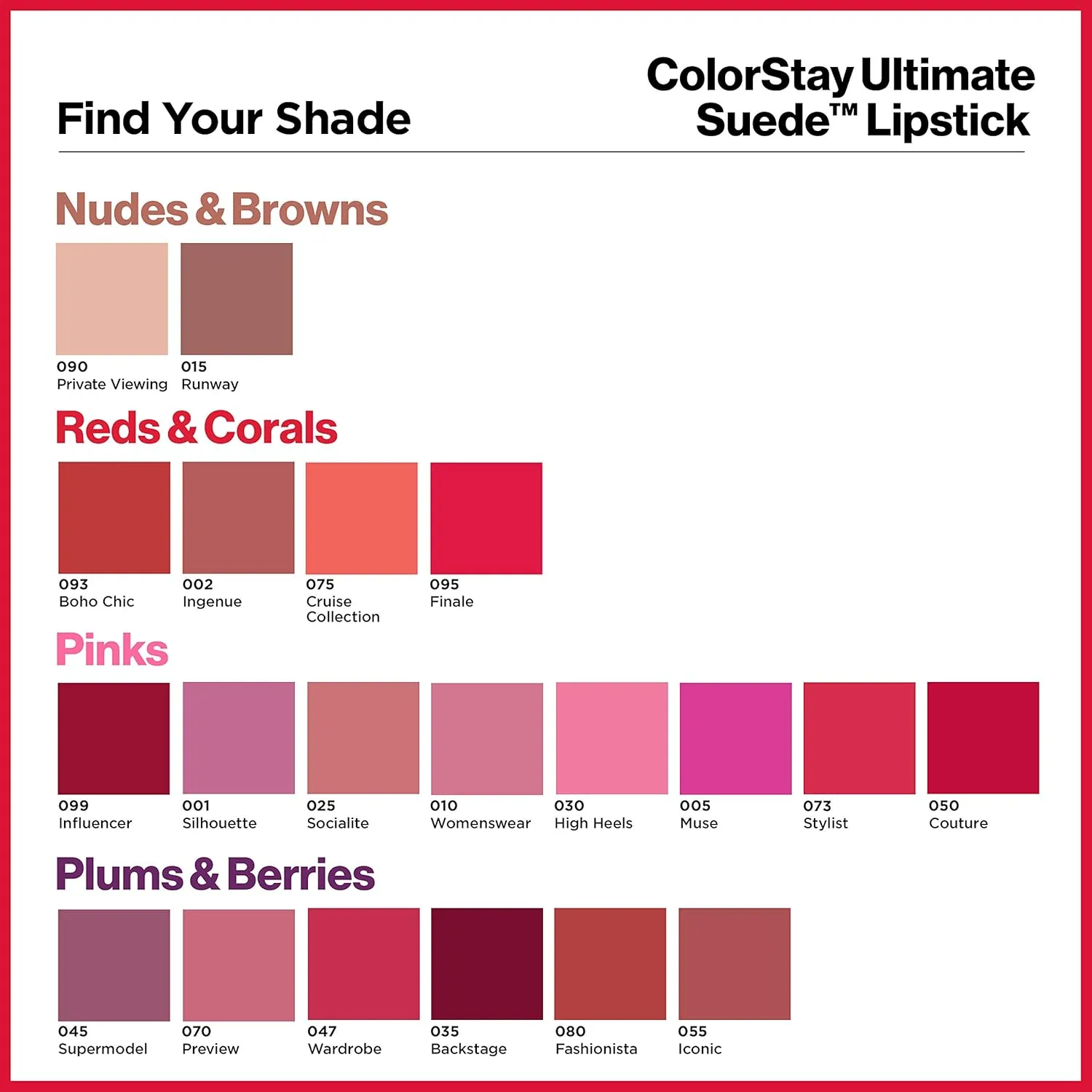 REVLON ColorStay Ultimate Suede Lipstick, Longwear Soft, Ultra-Hydrating High-Impact Lip Color, Formulated with Vitamin E, Womenswear (010), 0.09 oz