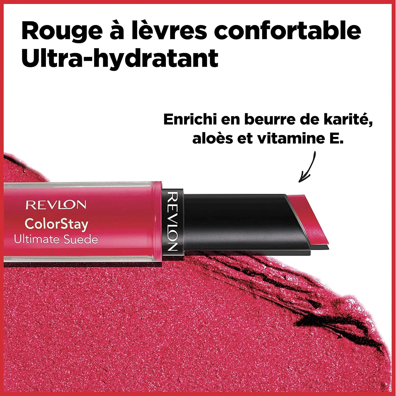 REVLON Lipstick, ColorStay Ultimate Suede Lipstick, High Impact Lip color with Moisturizing Creamy Formula, Infused with Vitamin E, 070 Preview, 0.09 Oz