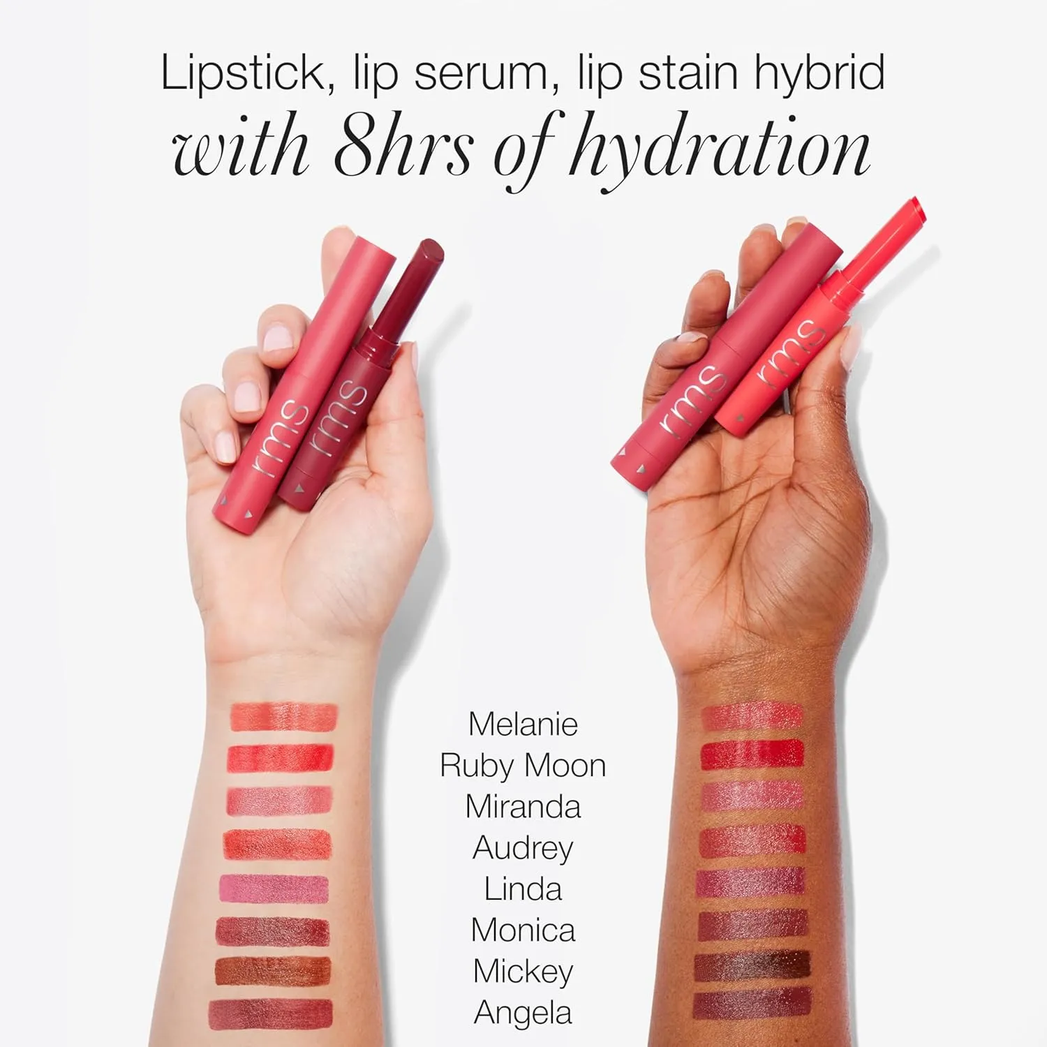 RMS Beauty Legendary Serum Lipstick - Satin Finish Lip Color, Serum Lip Stain Hybrid, Long Lasting Lipstick for Women, Hydrating Lip Tint Stain