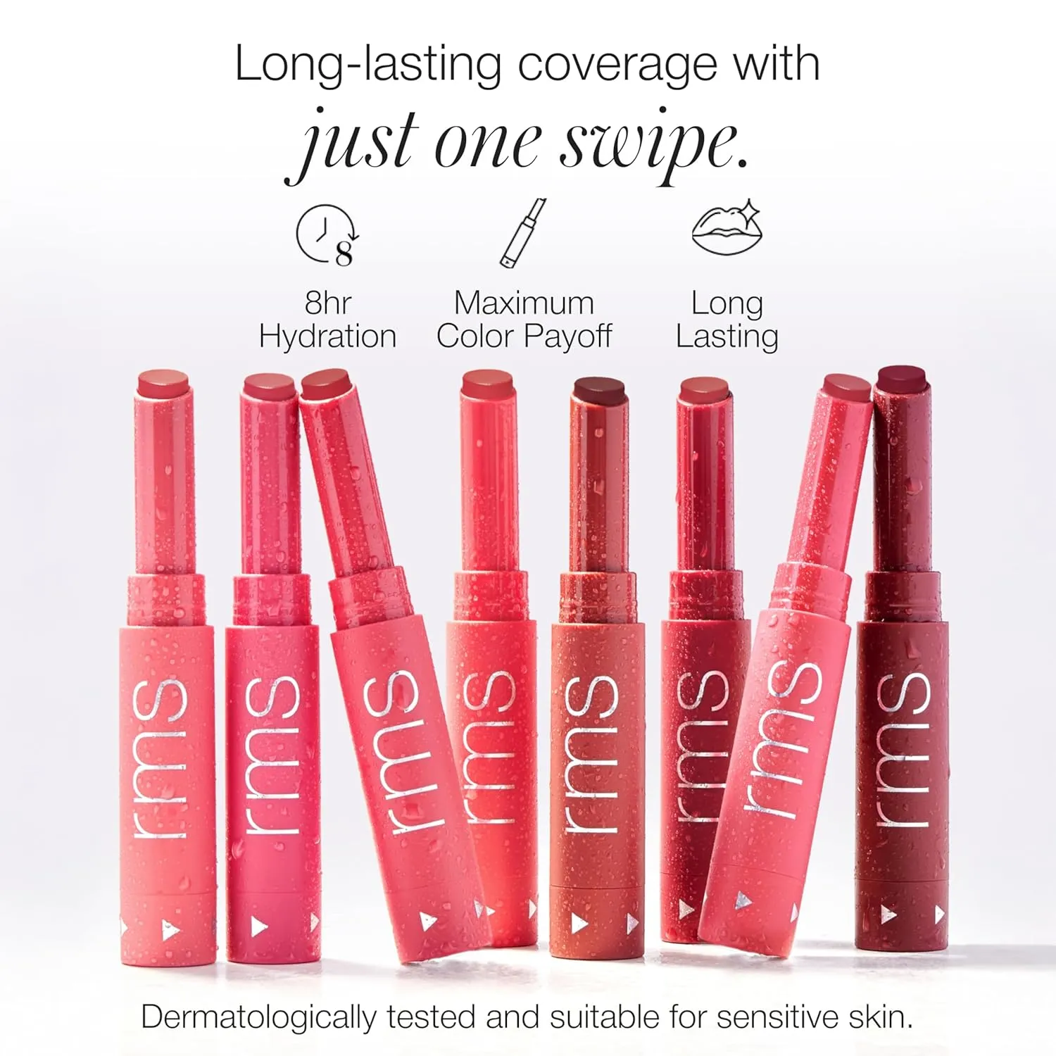 RMS Beauty Legendary Serum Lipstick - Satin Finish Lip Color, Serum Lip Stain Hybrid, Long Lasting Lipstick for Women, Hydrating Lip Tint Stain