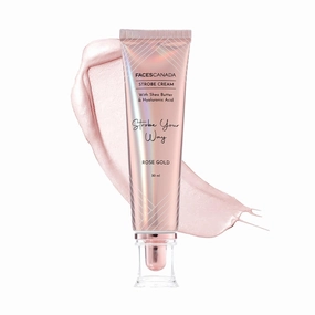 Rose Gold Strobe Cream, 30ml, Illuminating Makeup Base with Shea Butter and Hyaluronic Acid