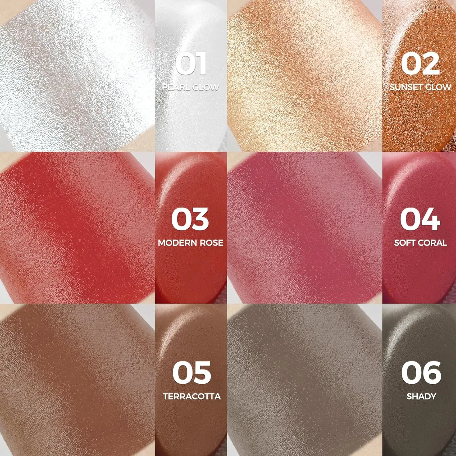 SACE LADY Highlighter Makeup Stick, Cream Glow Shimmer for a Radiant Finish, Easy to Blend & Long-Lasting Highlight Make Up for Face Eyes Lips (02 Sunset Glow, 1pc)