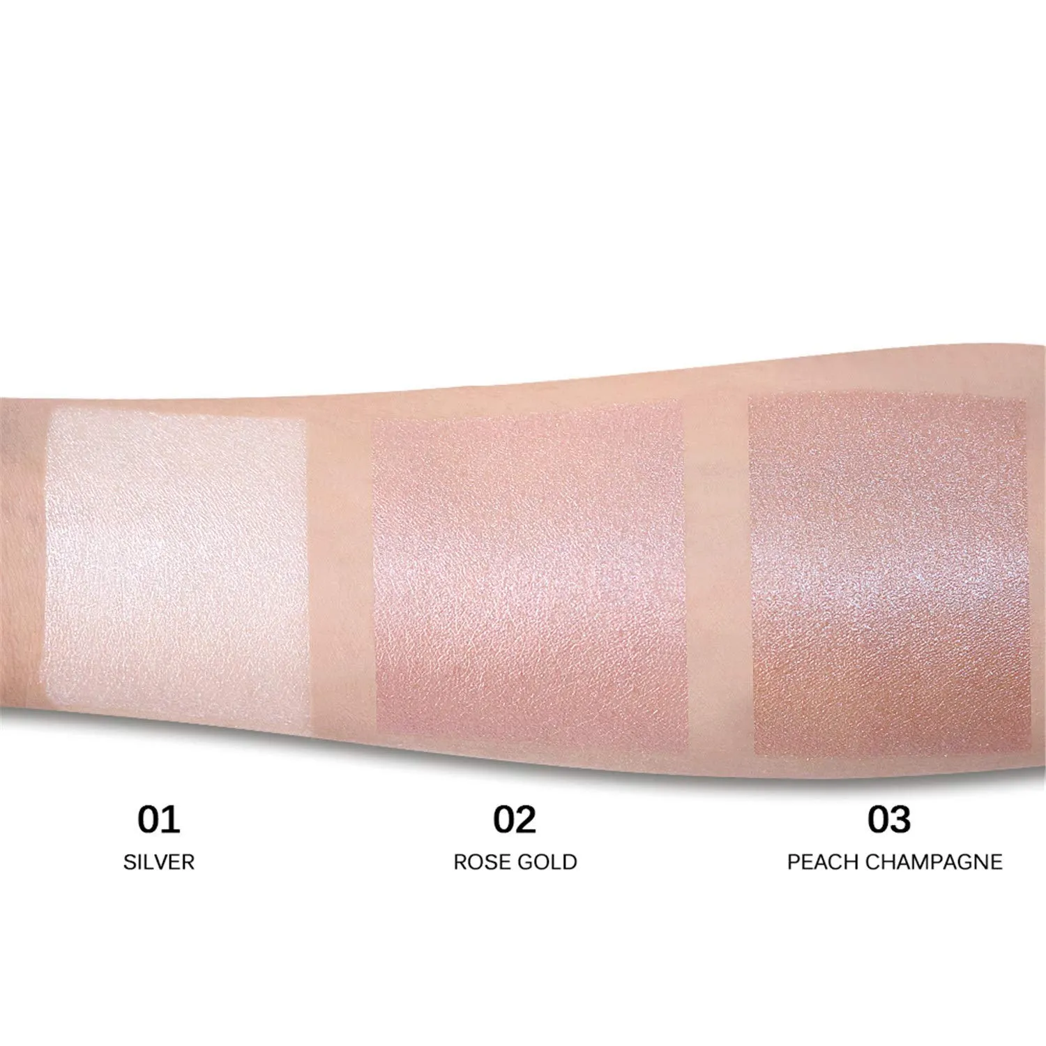 SACE LADY Liquid Highlighter Makeup Set Shimmer And Shine Ultra-Smooth Radiant Illuminator Kit For Face Cheekbone Body Glow Bronzer Glitter Illuminating Highlighters Makeups 3 Pack (3×6ml/0.2Fl Oz)