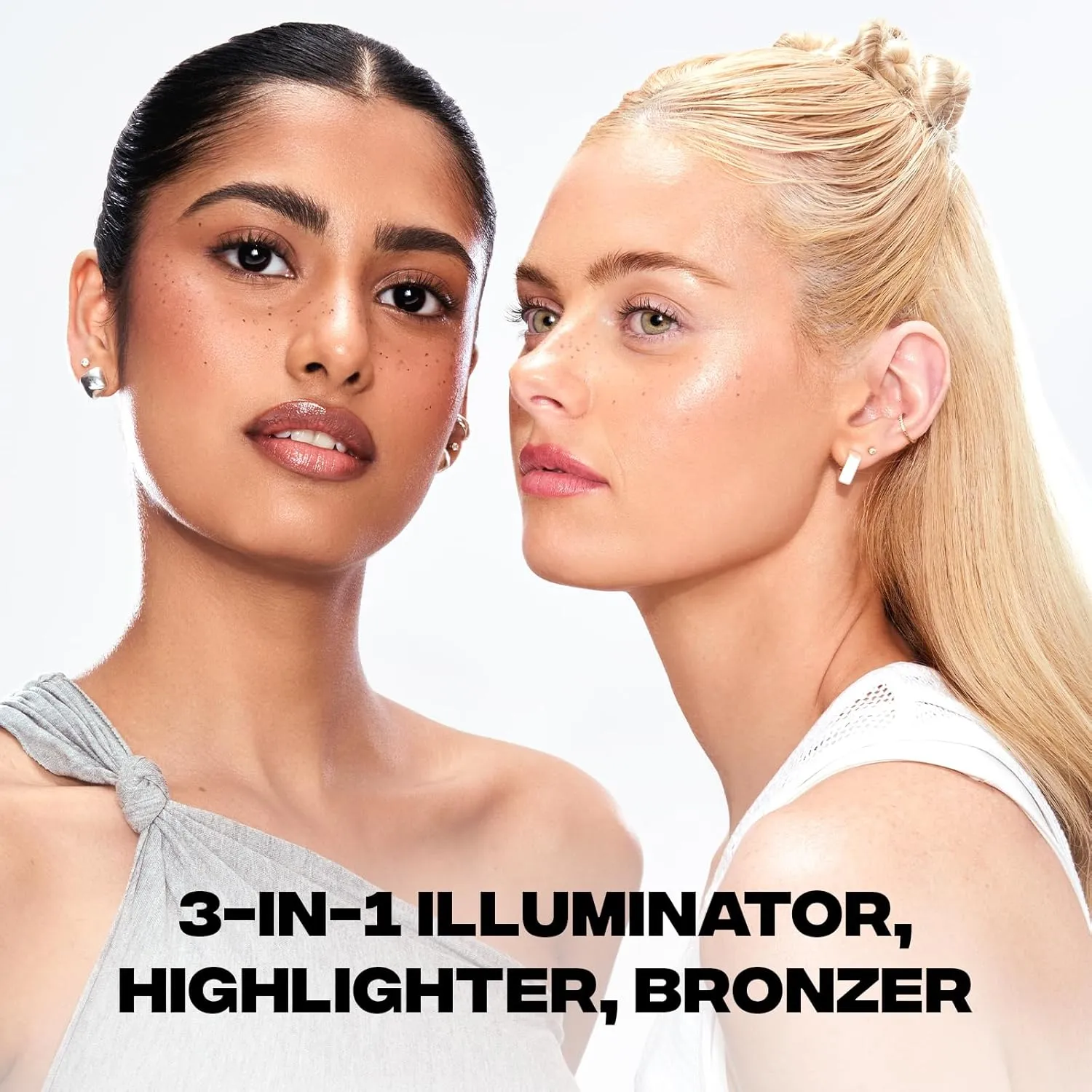 Sacheu Liquid Glow STAY-N Liquid Highlighter & Illuminator Makeup — 30ml Long Lasting Luminous Glow Lightweight Dewy Finish, Golden Hour