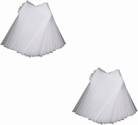 SaditY 100 Sheets Pearl Cotton Highlighter Hair Dye Paper Washable Hair Dye Balayage Board Hair Coloring Paper Professional Hair Dye Hair Paper Wraps Hairdressing Tool Foam Dedicated, Whitex2pcs
