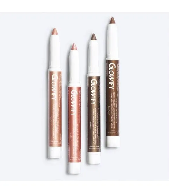 SeneGence Glowify Long-Lasting Eyeshadow Stick, Champagne, Multi-Use Highlighter for Eyes, Cheeks, Brow Bone, Effortless Application with Smooth, Velvety Finish