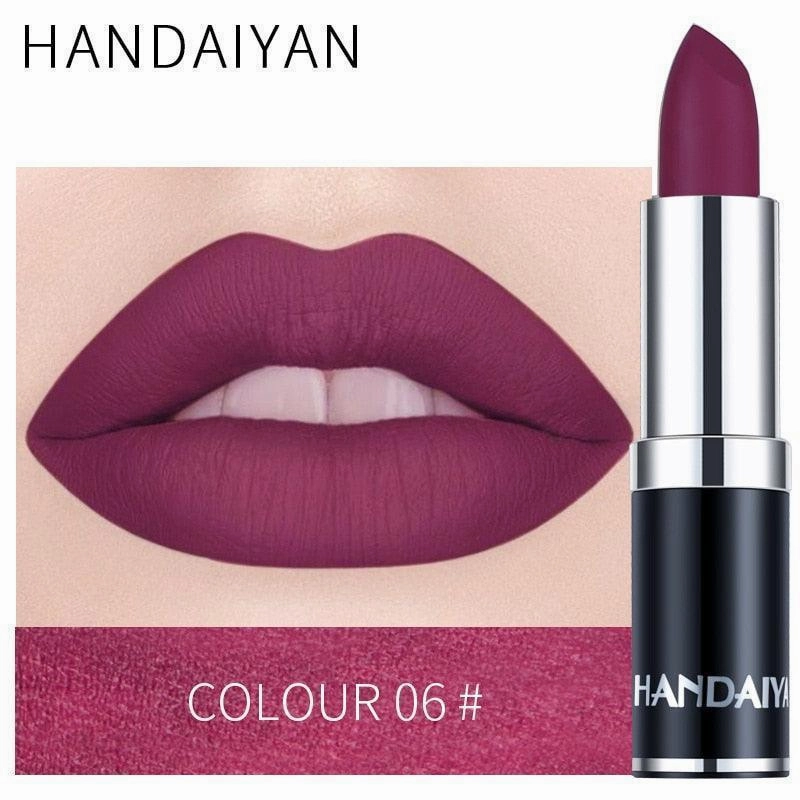 Sexy Rose Purple Lip-gloss Matte 12 Colors
