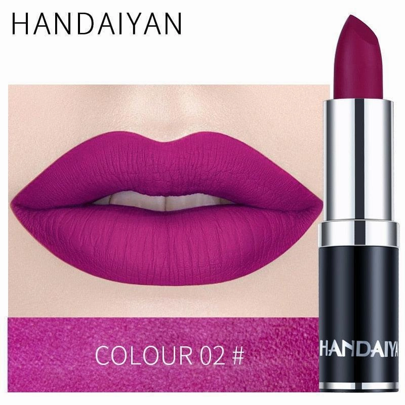 Sexy Rose Purple Lip-gloss Matte 12 Colors