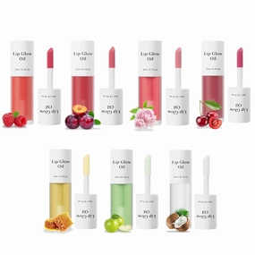 Shiftalter Tinted Lip Glow Oil - For Lush, Hydrated Lips with a Natural Glow, Long-Lasting Nourishing Fruit Flavor Nude Clear Glossy Lip Gloss Stain Glows Tint Oil (7*PCS)