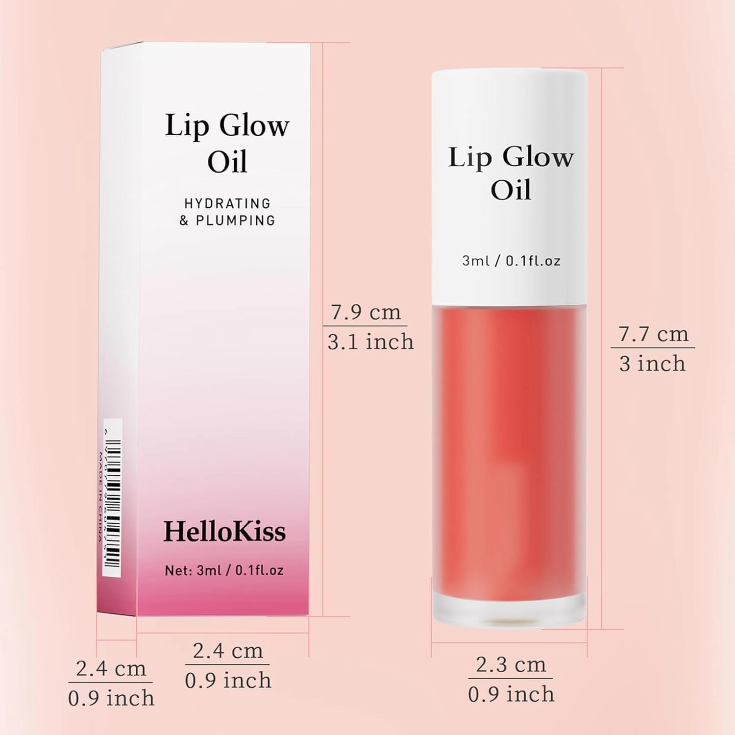 Shiftalter Tinted Lip Glow Oil - For Lush, Hydrated Lips with a Natural Glow, Long-Lasting Nourishing Fruit Flavor Nude Clear Glossy Lip Gloss Stain Glows Tint Oil (7*PCS)