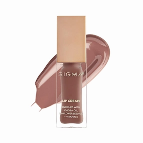 Sigma Beauty Lip Cream – Professional Liquid Lipstick Cream with an Ultra-Hydrating Formula and a Lustrous, Creamy Finish - Long Lasting, Lightweight & Non-Sticky Lip Creme (Begonia)
