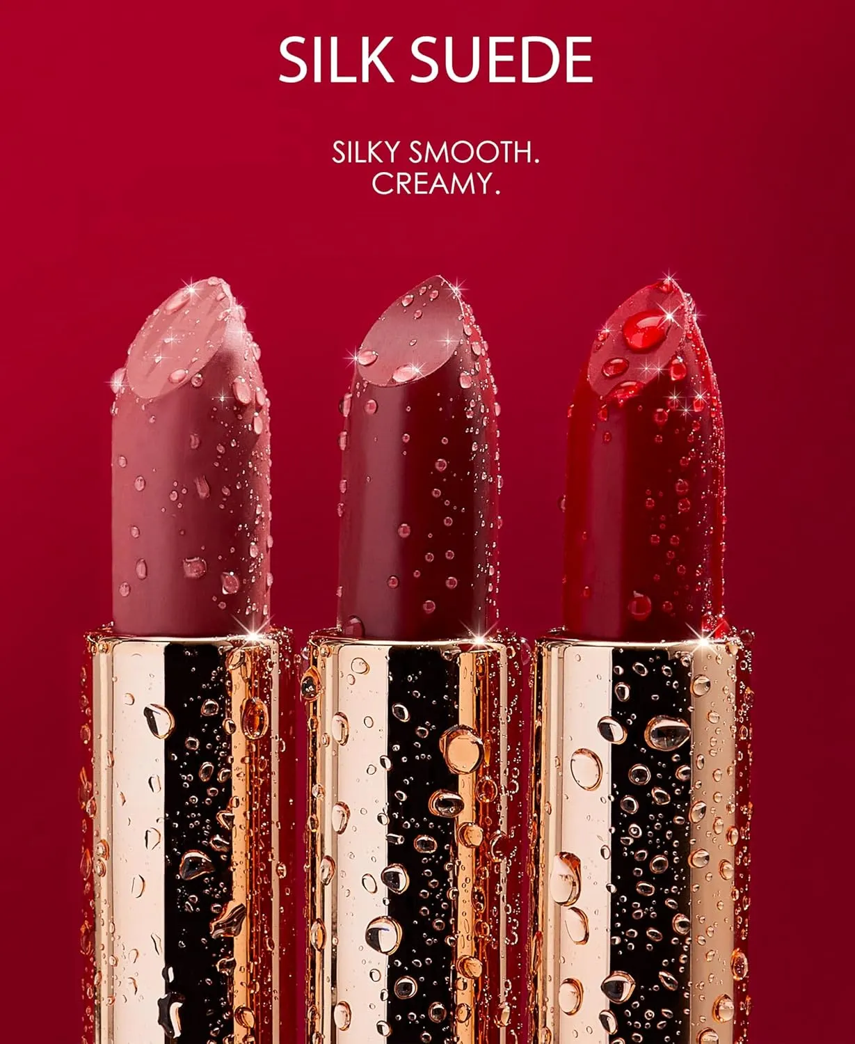 Silk Suede Lipstick: Long-Lasting, Hydrating Semi-Matte Finish - Creamy, Cruelty-Free Formula - Silky Smooth and Highly Pigmented - EMPIRE