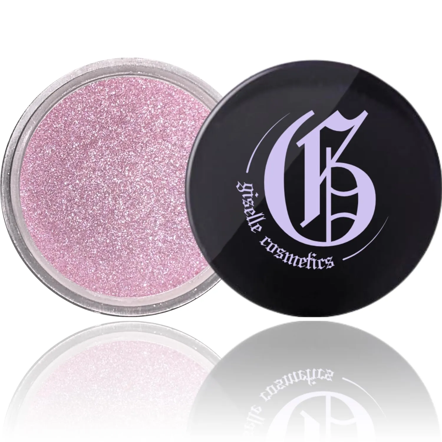 Silver Pink Mineral Loose Eyeshadow - Organic Sparkle and Shimmer Eyeshadow Palette - Highlighter Makeup with Light Pink, Purple, Lavender, Rose Gold, Metallic & Hot Pink Tones