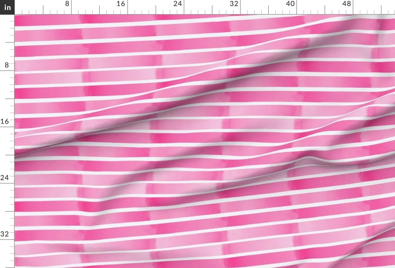 Spoonflower Fabric - Highlighter Stripes Watercolor Hot Pink Thick Basic Simple Printed on Upholstery Velvet Fabric Fat Quarter - Upholstery Home Decor Bottomweight Apparel