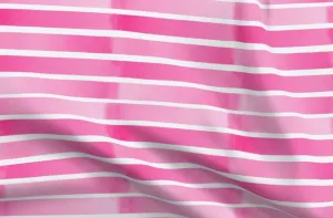 Spoonflower Fabric - Highlighter Stripes Watercolor Hot Pink Thick Basic Simple Printed on Upholstery Velvet Fabric Fat Quarter - Upholstery Home Decor Bottomweight Apparel