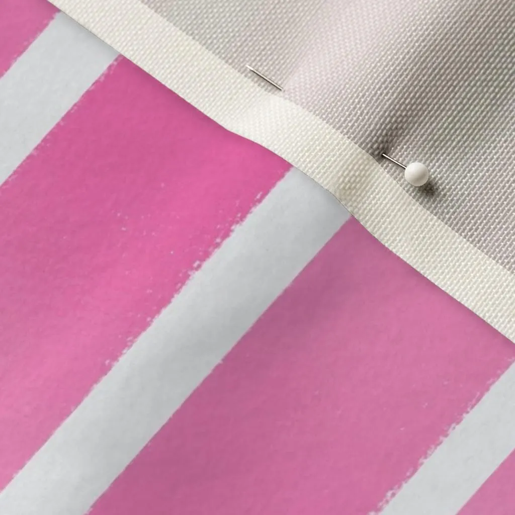 Spoonflower Fabric - Highlighter Stripes Watercolor Hot Pink Thick Basic Simple Printed on Upholstery Velvet Fabric Fat Quarter - Upholstery Home Decor Bottomweight Apparel