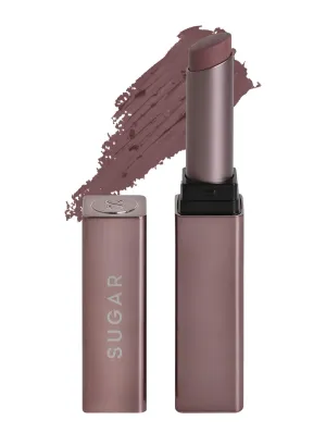 SUGAR Cosmetics Mettle Satin Lipstick07 Gabriella (Soft Dusty Nude/Nude Pink) Super Hydrating, Smoothens Fine Lines