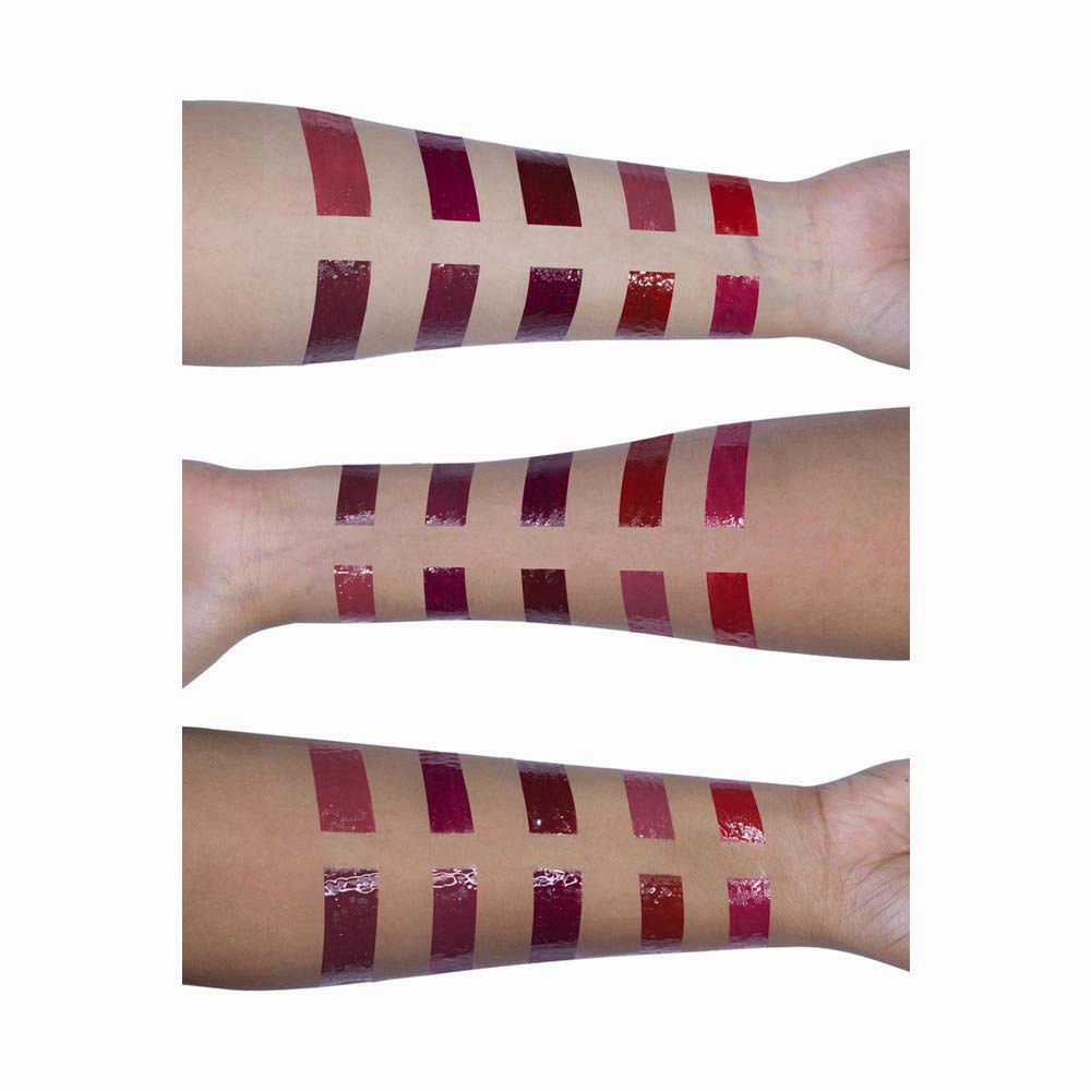 SUGAR Cosmetics Smudge Me Not Lip Duo - 18 Divine Praline (Dusty Burgundy) 2 In 1 Lipstick, Matte Finish, Glossy Finish, Hydrating Formula