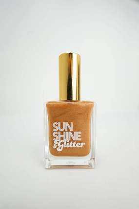 Sunshine & Glitter Highlighter Shimmer Spray Oil for Hair & Body - Rose Gold